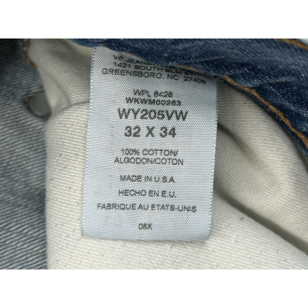 Wrangler "El Paso" Jeans (Made in USA) Mid Rise Easy Boot 32x34 #0121 - Picture 7 of 14